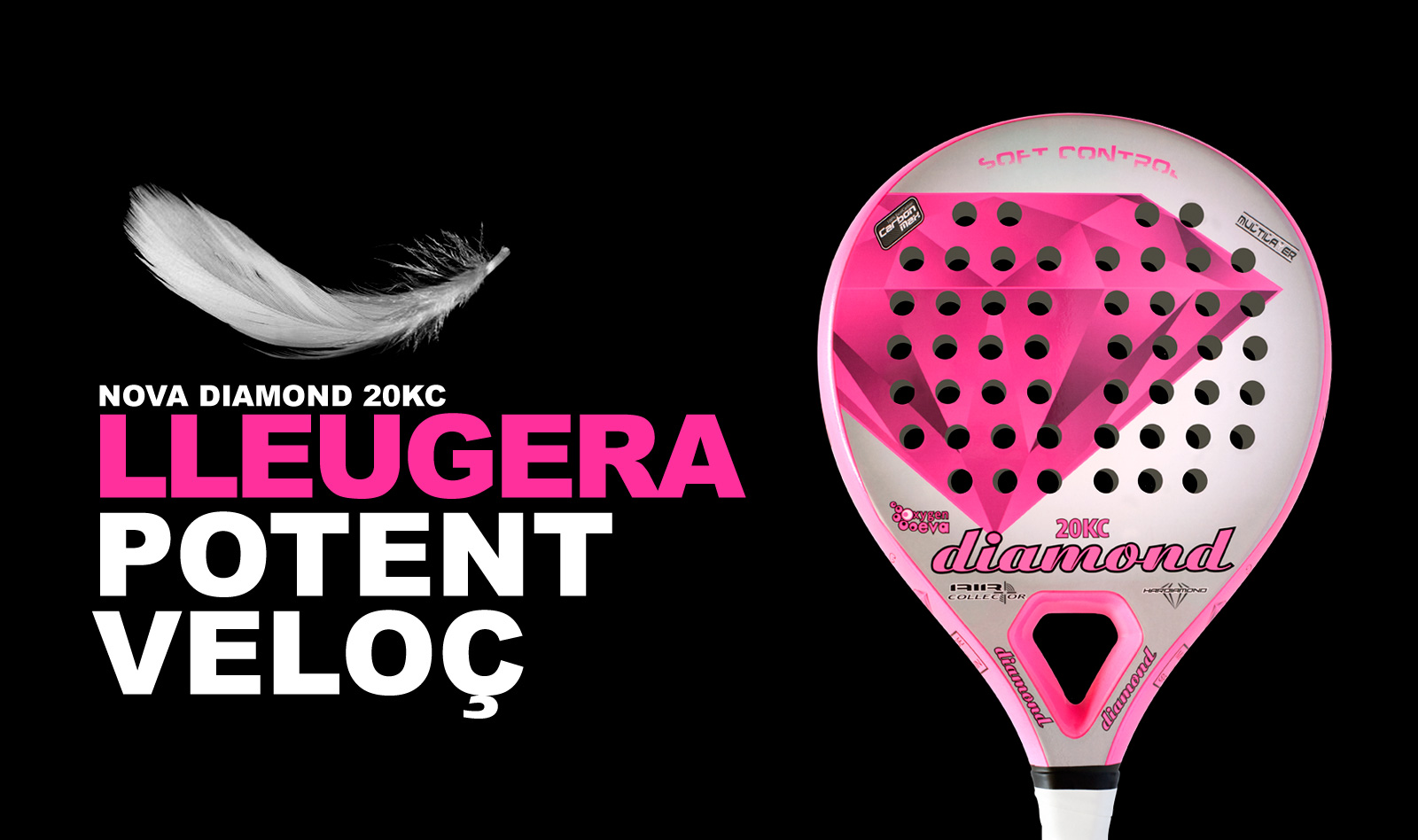 Nueva pala Diamond padel 20KC Control